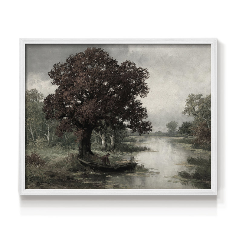 Paysages rétro-CECCI - reproduction encadrée, H 8 po x l 10 po, Blanc