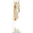 White Freestanding Metal Coat Rack With Rock Base, Stable Coat Tree For Jackets, Hats, And Bags – Bedroom, Hallway, Entrance, Or Office