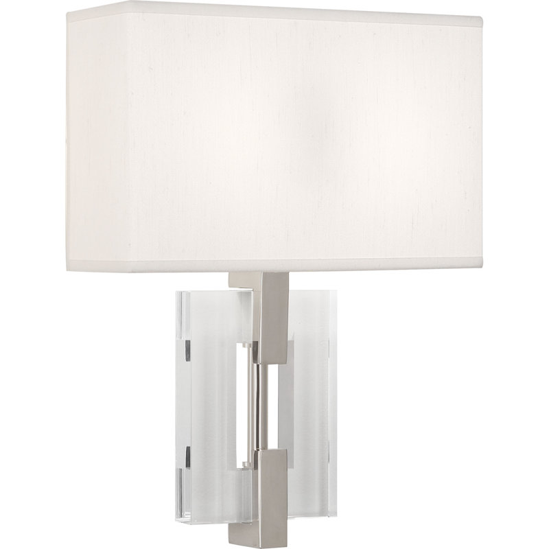 Applique murale Elegant Srkashlteni - Luminaire décoratif en cristal transparent | Style contemporain | Douille moyenne E26 | Homologué UL pour les endroits secs