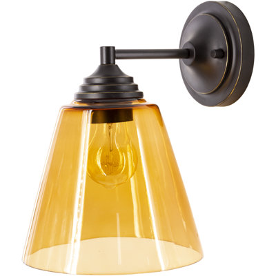 Appliquee à bras noir 1 lumières Juanes