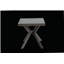 Table en aluminium coulé