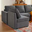 Grand canapé modulaire de rangement 117,3 po 6 places avec rangement multiple-1089415786