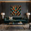 Tiki hawaïen, art mural sur toile brun-1744975538
