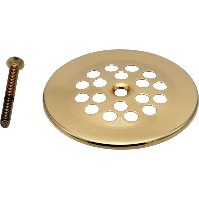 Dome Strainer with Screw, Brilliance Polished Brass