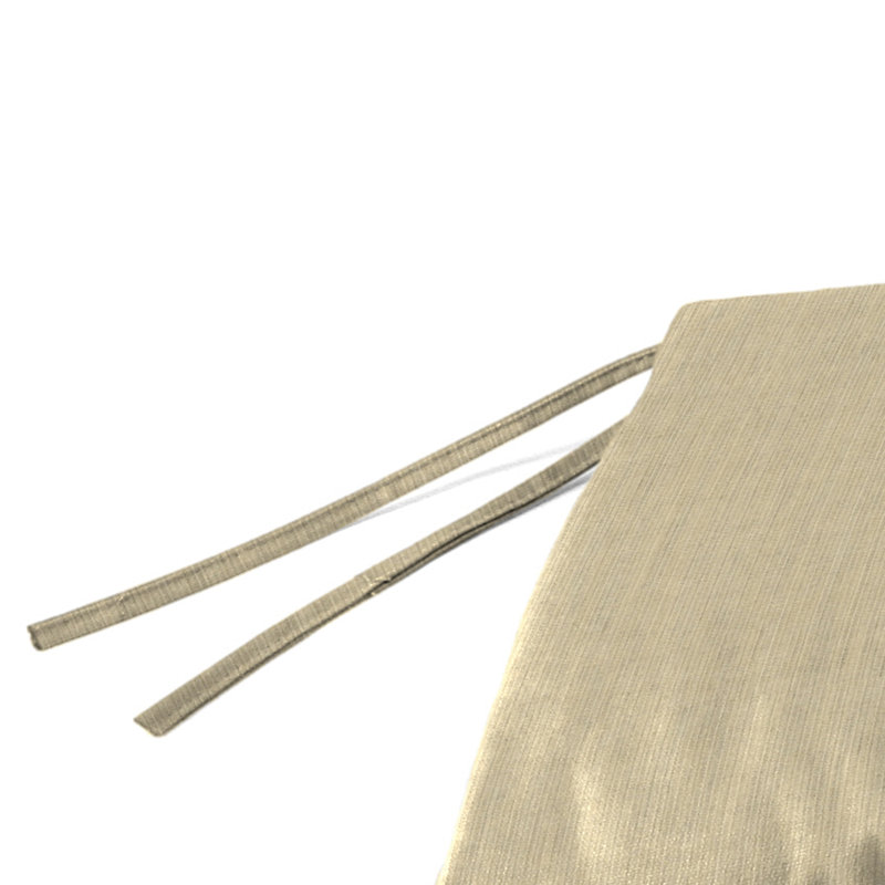 48" x 18" Outdoor Bench Cushion with Ties, Spectrum Sand