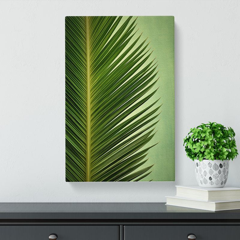 Palm Leaf Symbolism - No Frame Print, 60cm H x 40cm W x 3cm D