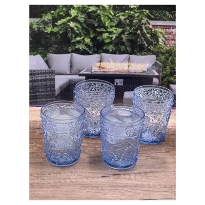 Paisley Acrylic Glasses Drinking