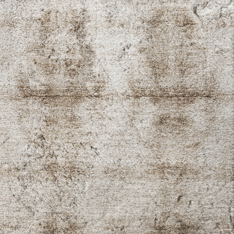 Tapis à poil long de qualité supérieure lavable à la machine ADS799, Beige, 10 pi x 14 pi