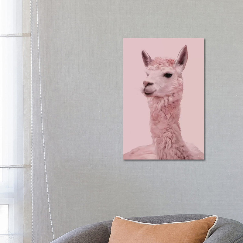 Lama 1 Piece Wrapped Canvas Wall Art, 66.04 cm H x 45.72 cm W x 3.175 cm D