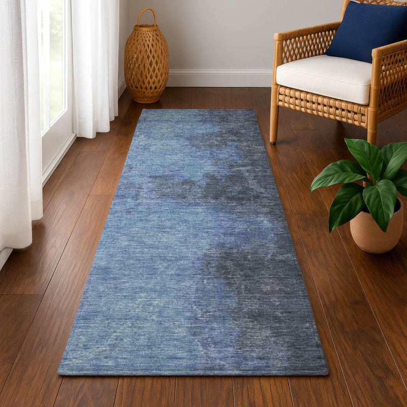 Premium Machine Washable Bucz AMF1742 Modern Rug, Runner 2'3" x 7'6"