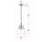 Hendina 1 - Light Pendant-32007505
