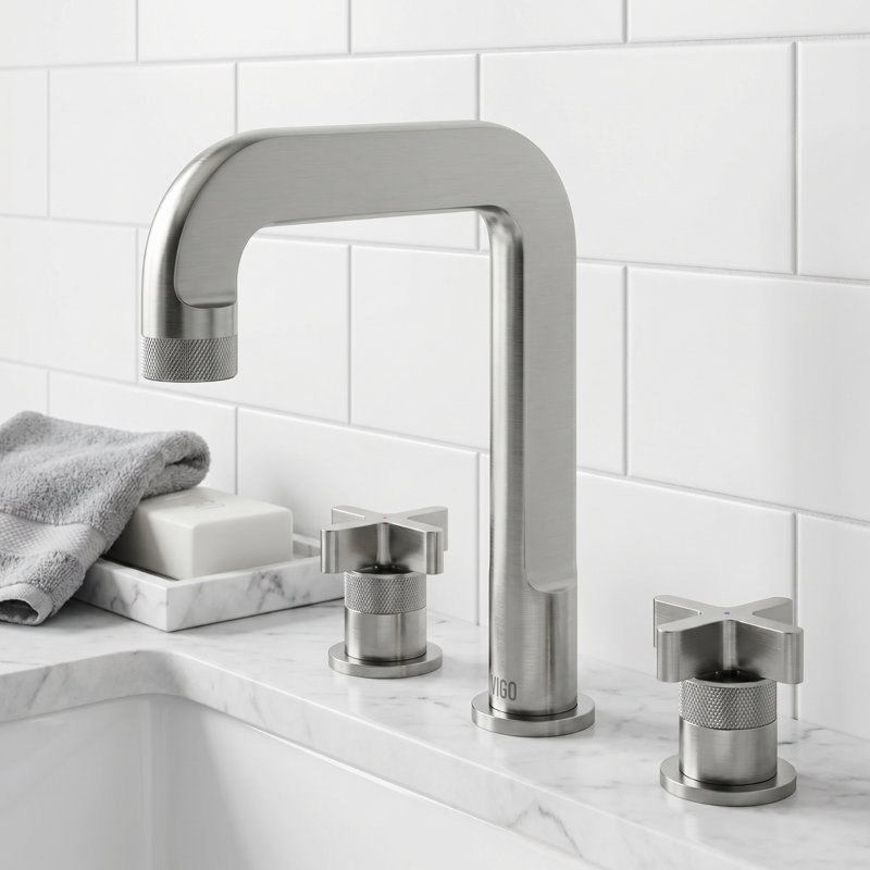 Robinet pour salle de bain Wythe, Nickel brossé