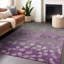 Tapis mauve lavable à la machine intérieur / extérieur Xhevrie-1561434745