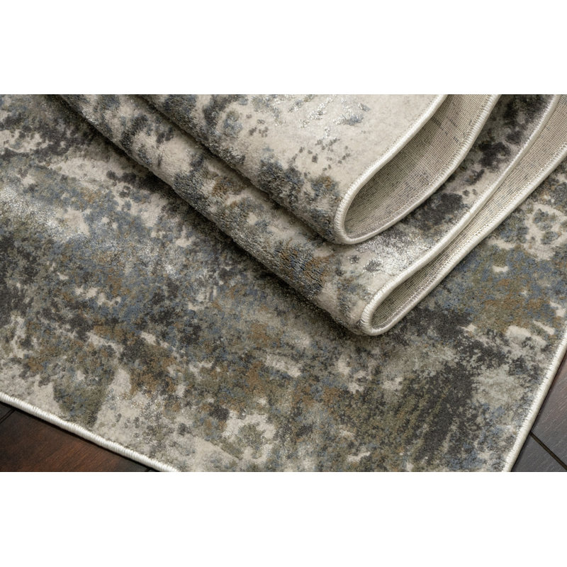 Dionatta Abstract Indoor Rug, Rectangle 5'3" x 7'7"