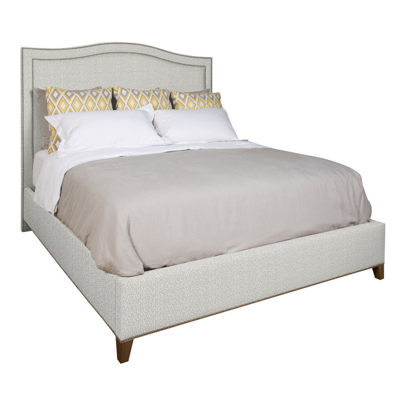 Caroline/Casey Upholstered Bed, Callaloo Cotton, Havana, Yes