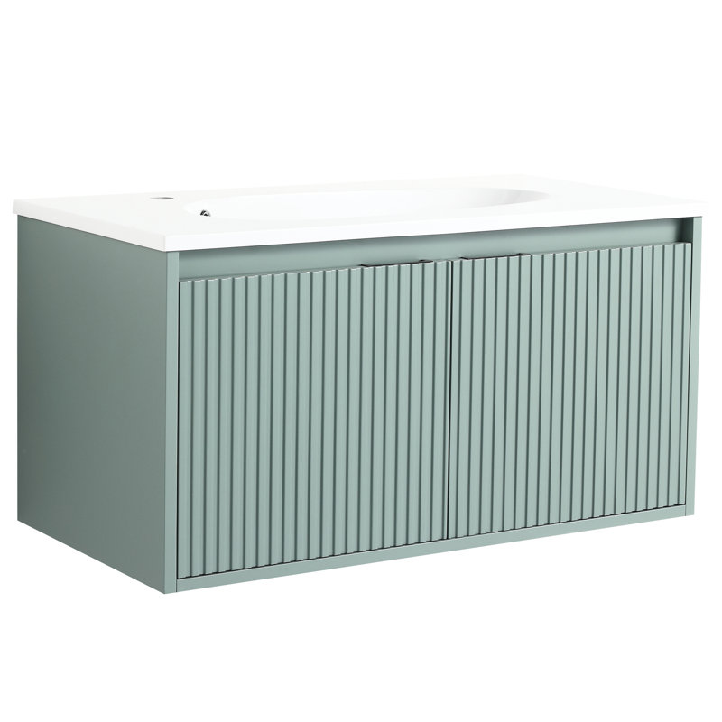 Meuble-lavabo 36 po avec lavabo en résine