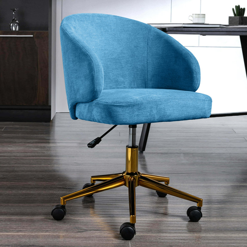 Chaise de bureau Beaumont, Bleu