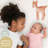 JumpOff Jo Baby Play Mat - Extra Large Folding Foam Play Mat for Infants, Babies, Toddlers, Waterproof, Double-sided (77" x 70") - Oh Deer - Starburst