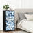 4 Drawer Dresser for Bedroom, Narrow Chest of Drawers, Wooden Top and Study Iron Frame 18"x37.5"-(WxH)