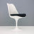 Modholic Tulip Swivel Side Chair, Black-873244884-929971210