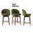 Swivel Upholstered Counter Stool-51828978