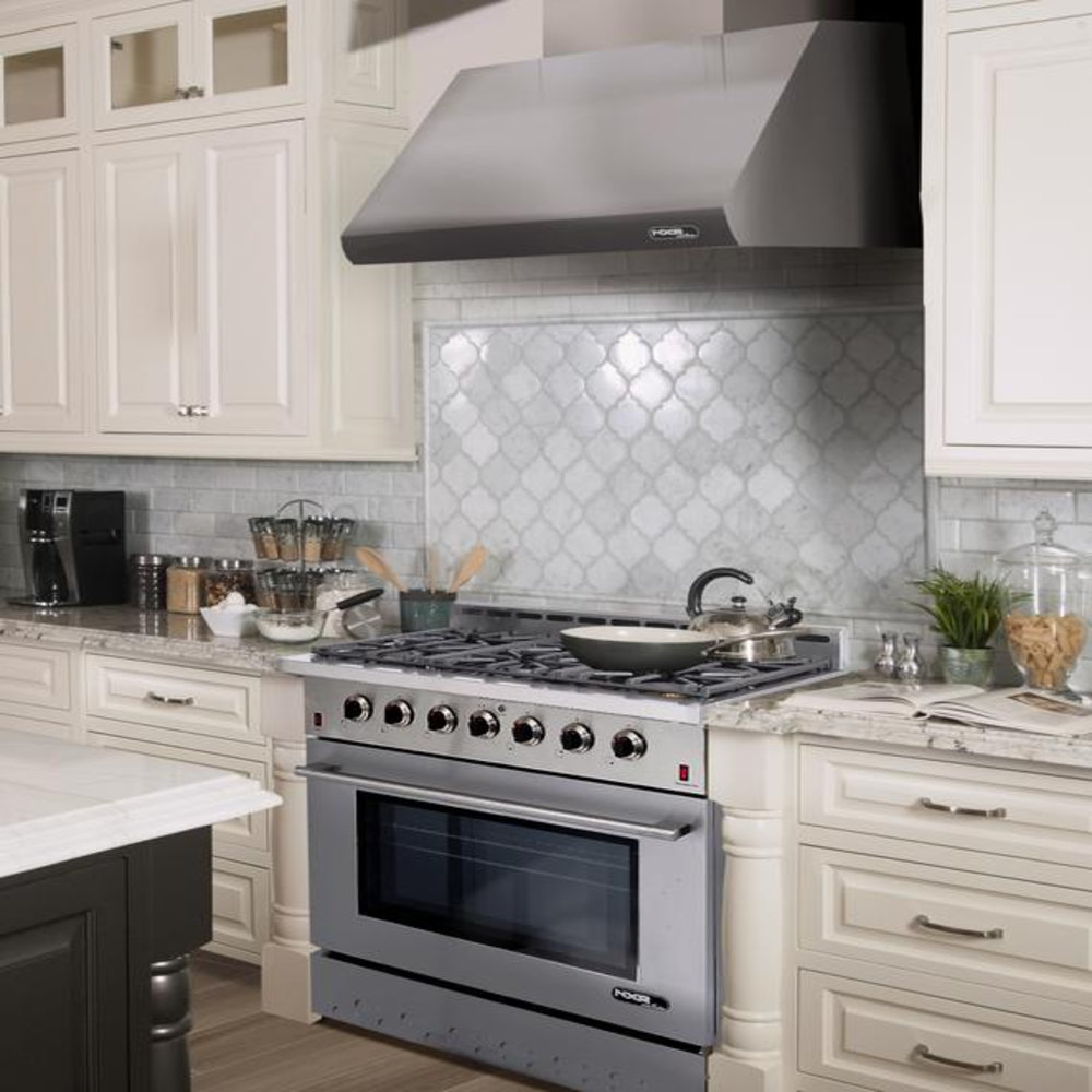 NXR Professional Ranges 48" Stainless Steel Gas 6 Burner Cooktop