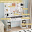 Meuble-lavabo 43,7 po de style ferme avec miroir lumineux et prise de courant, 3 tiroirs-1256178025-1259844276