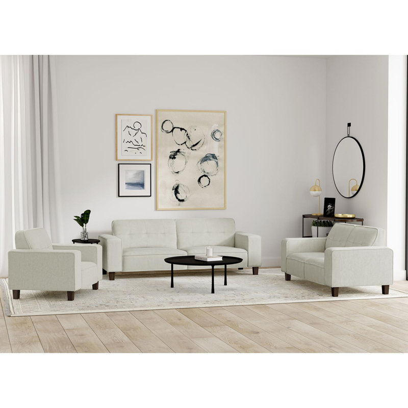 Upholstered Tufted Sofa