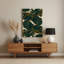 Paysage abstrait, art mural vert en métal 54-2065130047