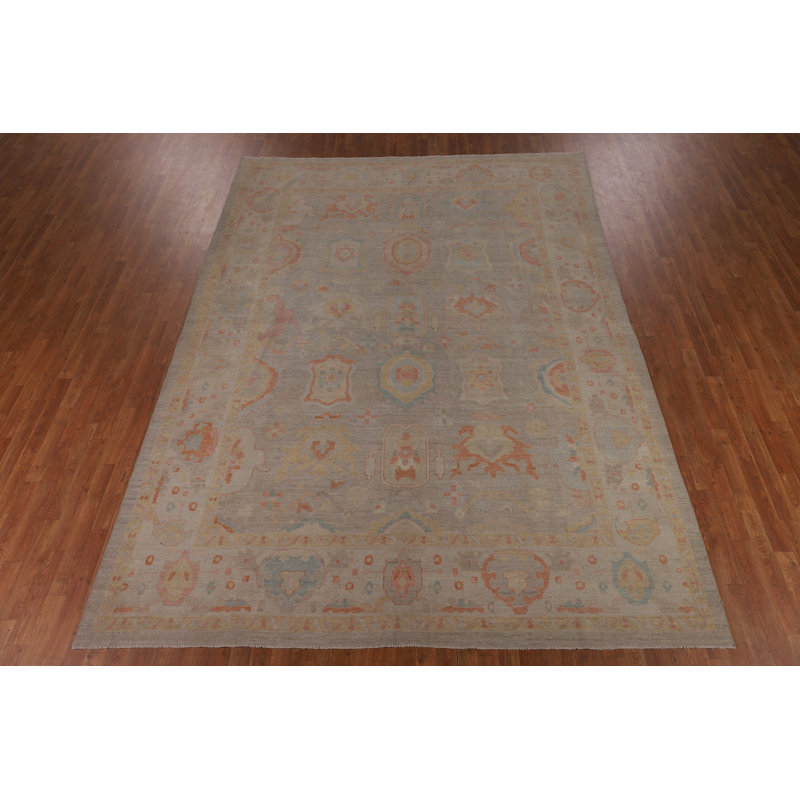 Vegetable Dye Oushak Turkish Area Rug