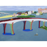 Clearwater Bridge Print by Sue Graef