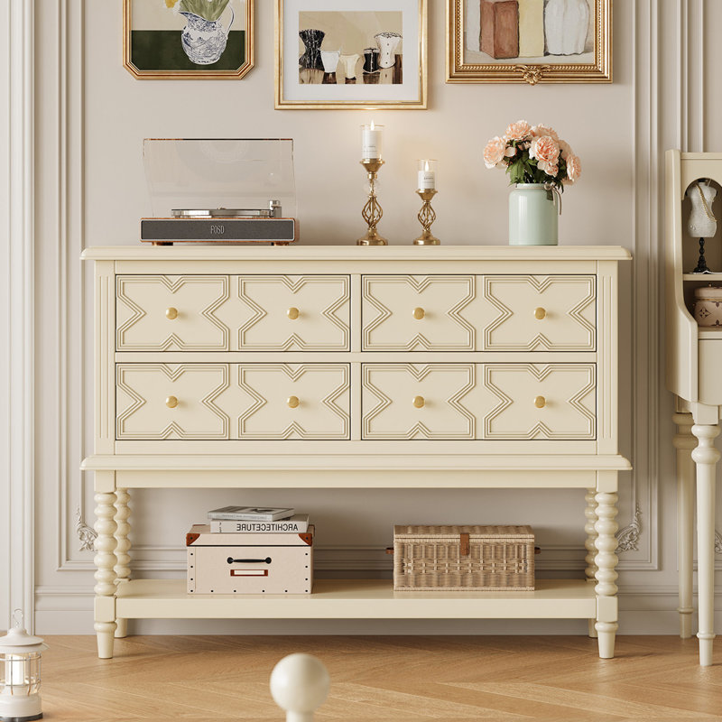 French-style modern light luxury sideboard
