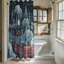 Christmas Wonderland Train - Premium Shower Curtain-505831592