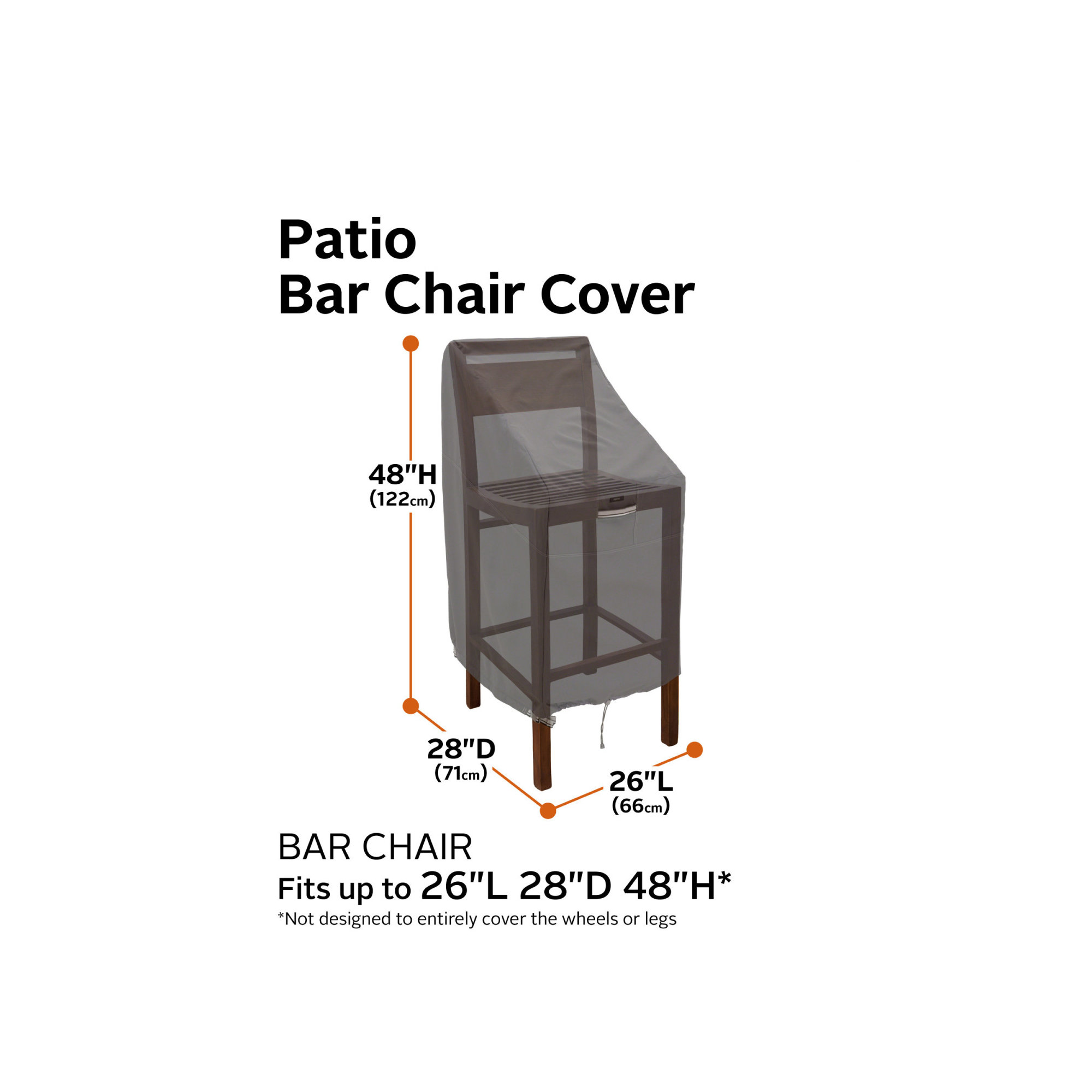 Jaylon Outdoor Patio Chair Cover