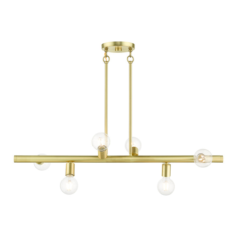 Berinhard 6 - Light Pendant, Satin Brass