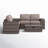 Demarest Fully Assembled 8 Piece Sectional Seating Group with Cushions-658914791