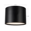 Uma 15-in Black dimmable LED Semi-Flush Mount-1433206150