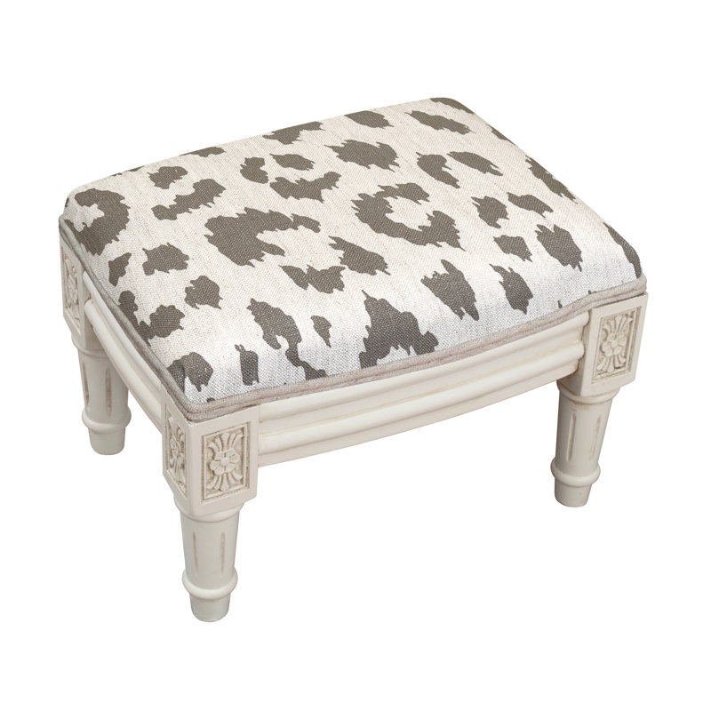 Algol Upholstered Ottoman, Warm Gray