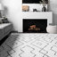 Geometric Hand Woven Shag Area Rug-1770187631