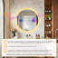 Deovion Round LED Mirror with Bluetooth