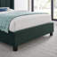 Aley Upholstered Velvet Bed-755742765-755742770