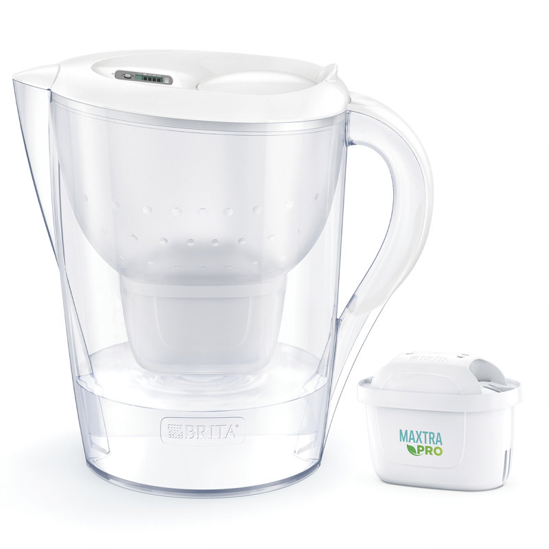 2.4L Aluna Water Filter Jug with 1 Cartridge Blue, Blue