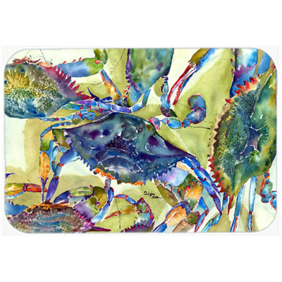 Crab All Over Glass Cutting Board