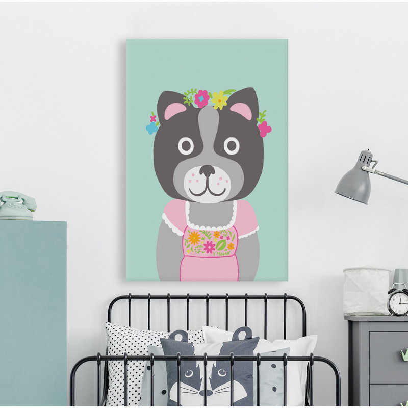 Palmquist «Fancy Animals III», reproduction sur toile tendue, H 30 po x l 20 po x P 1,5 po