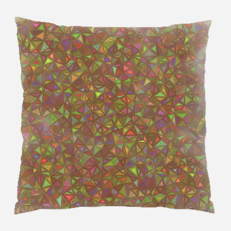 Coussin décoratif triangulaire