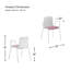 Chaise de bureau avec accoudoirs Tim-P