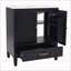 Meuble-lavabo 30 po avec lavabo, espace de rangement multifonctionnel-1050109152