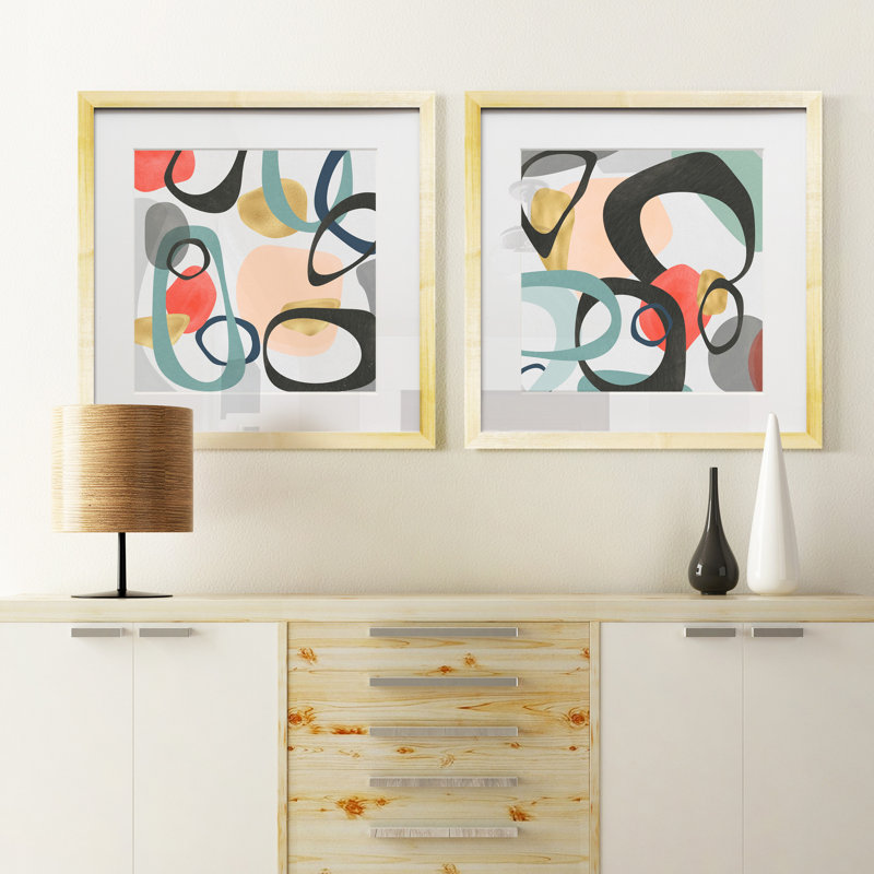 Dessau I, ensemble de 2 reproductions d’art encadrées sur papier