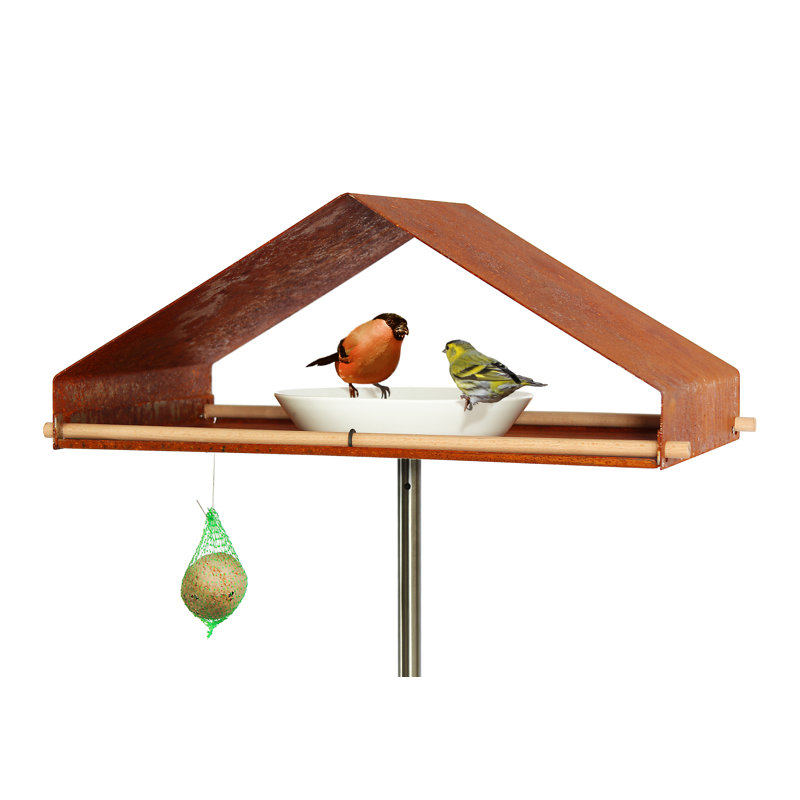 Northfields Metal Pole Tray Bird Feeder
