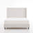 Helen Channel Tufted Wingback Bed-1908341076